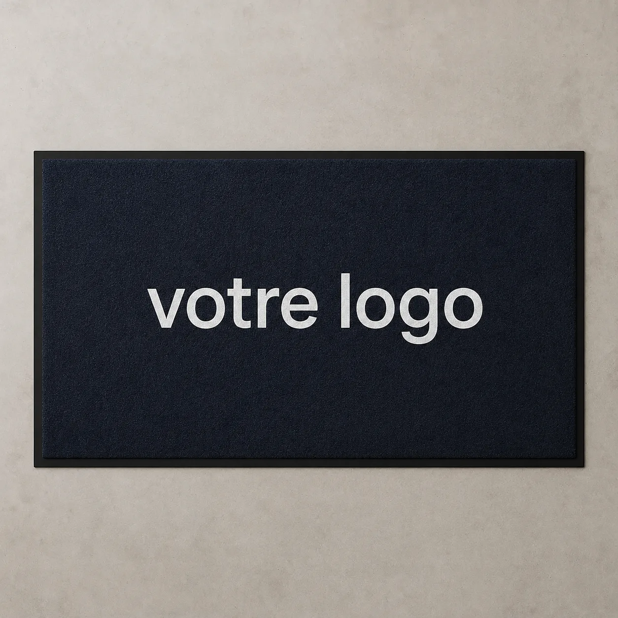 Tapis personnalisé à votre logo, coloris Bleu Marine